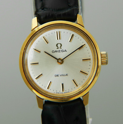 [Near MINT] Vintage OMEGA De Ville TOOL 101 515007 Hand Wind Gold Women's Watch