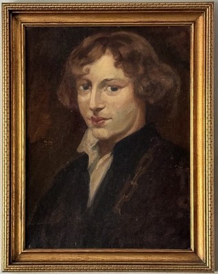 OLD ANTIQUE 18TH CENTURY AFTER SIR ANTHONY VAN DYCK PORTRAIT OIL PAINTING FAMOUS