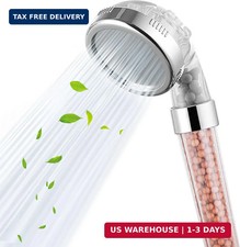 Filtered Handheld Shower Head - High Pressure 3 Spray Setting Showerhead Filter