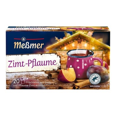 Meßmer Cinnamon Plum Fruit Tea with Plum Flavour 20 Tea Bags