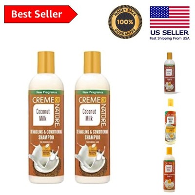 Luxury Coconut Milk Shampoo - Moisturizing for Normal Hair, 12 Fl Oz (2 Bottles)