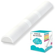 Toddler Bed Bumper Guard   Soft Foam Safety Rail for 1 Pack, White