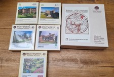 x6 Wentworth jigsaws x1 75 piece x5 40 pieces in box National Trust theme.
