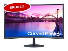  BROKEN Samsung 27" S39C FHD 75Hz 1000R Curved Monitor Eye Comfort