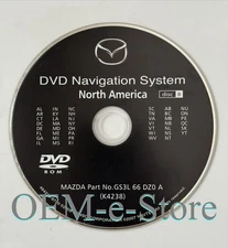 2009 2010 2011 Mazda CX-9 Mazda6 GPS Navigation DVD Coverage EAST U.S CAN Map
