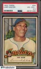 1952 Topps #24 Luke Easter Cleveland Indians PSA 4.5 VG-EX+