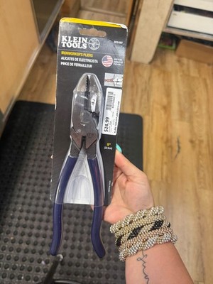 KLEIN TOOLS IRONWORKER'S PLIERS D213-9ST Blue New (ECP022215)