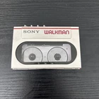 Vintage Sony WM-10 Walkman Stereo Cassette Player Red , No power