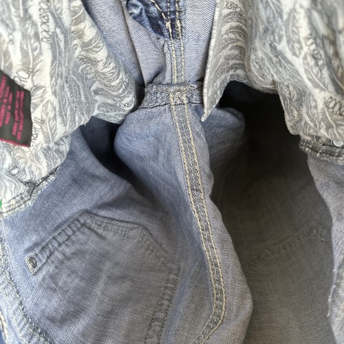 Rock and Roll Cowgirl Riding Jeans Women 33x32 Boots Cut Low Rise NWOT Whiskers - Picture 16 of 16