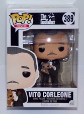 REAL Funko POP! #389 The Godfather VITO CORLEONE + Protector VAULTED 2017 Brando