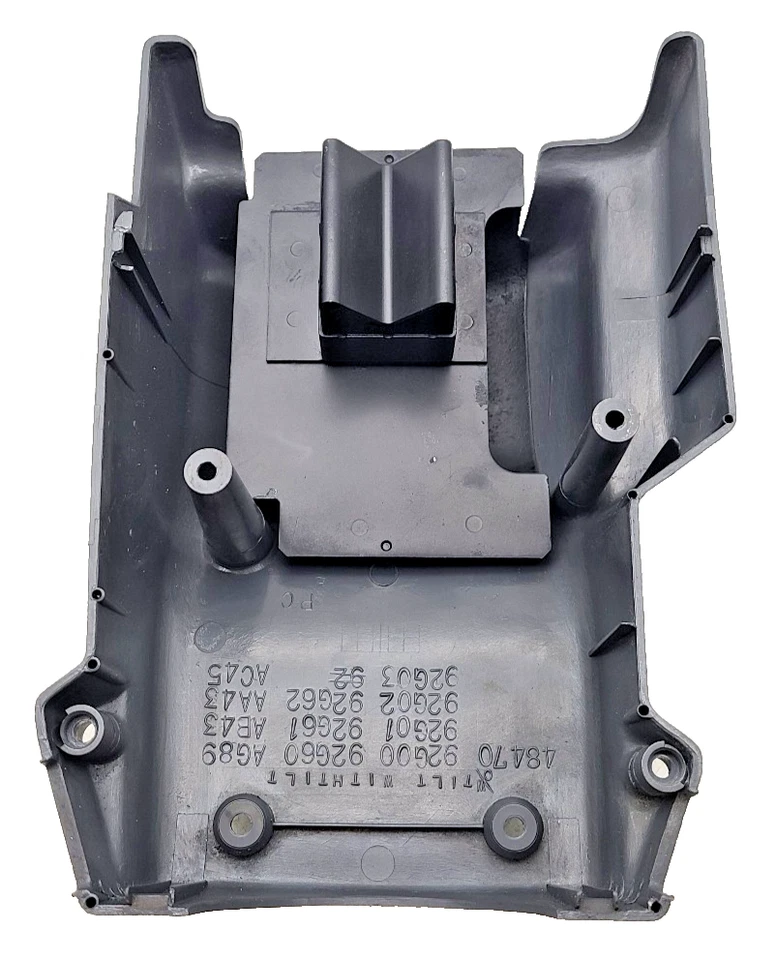 1986-1992 Nissan жесткий кузов пикап рулевая колонка OEM нижний плащ серый без наклона - Изображение 3 из 4