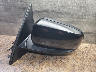 2007 -  2013 BMW X5 DRIVER LEFT BLACK MIRROR POWER W CAMERA POWER FOLDING 