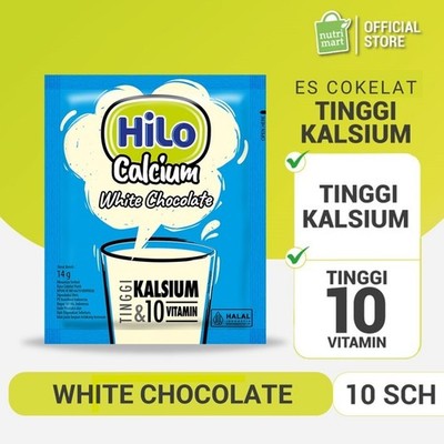White Chocolate Milk Powder 10 Sachets Powdered Beverage For Mixing Easy Mixing