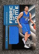 AJ HAMMONS Fabric Of The Game Jersey Rookie Card 2016 Panini Totally Certified