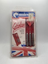 Unicorn Satinlux 22g Satin Chrome Darts With Slim Line Case