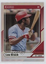 2024 Panini Donruss Holo Lou Brock #72 HOF g1d
