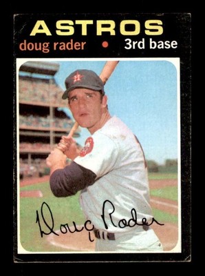 1971 Topps Baseball #425 Doug Rader VG *e1