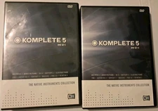 Komplete 5 DVD SET I & II Native Instruments Collection 5 disc set Replacement 