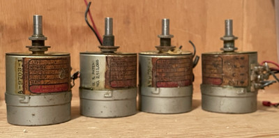 lot 4 pcs 1960s Vintage Daven Spec-4633 150/300 ohm ladder attenuators