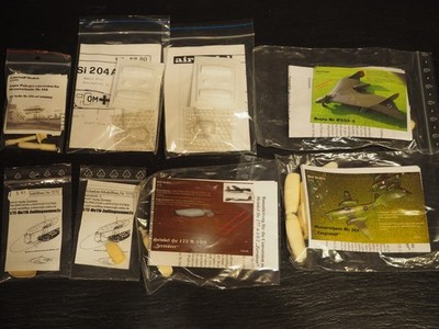 Conversion Kits 1:72 Me 110, He 177, Me 262, Ar 555 Bird Model Schatton Airmodel