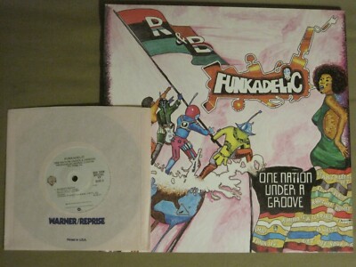 FUNKADELIC ONE NATION UNDER A GROOVE LP ORIG '78 WARNER BSK 3209 +