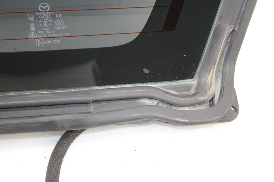 Mazda MX-5 Miata 2017-2023 techo rígido parabrisas trasero vidrio OEM ET7 Foto 2 de 4