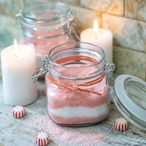 HIMALAYAN & EPSON NATURAL BATH SALTS & ROSE DETOX JAR - CHRISTMAS GIFT - Picture 2 of 2