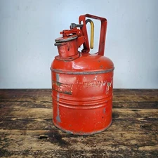 Justrite Steel Safety Can with Trigger-Handle 1 Gallon Gas Can