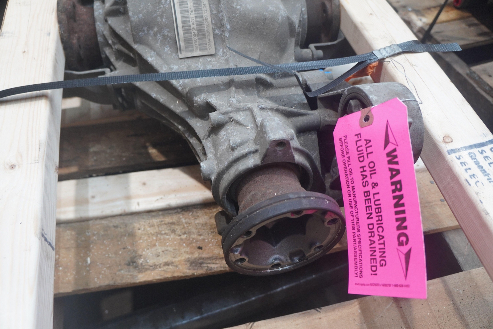 Rear Axle Differential Carrier 08Y500043E Bentley Continental GT 2005 GTC Spur