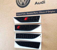 Original Audi Rs5 Logo Lettering A5 F5 Black Fender Door Emblem Fender