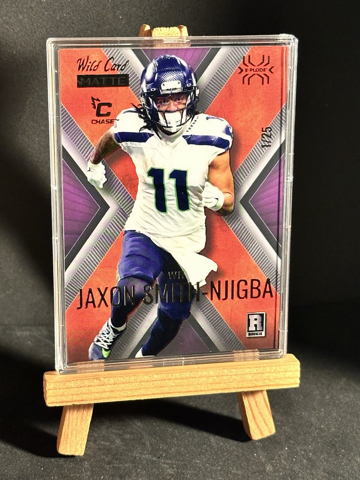2023 Wild Card Matte Jaxon Smith-Njigba X-Plode Chase Card Rookie 1/25
