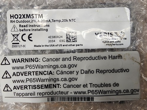 VERIS HO2XMSTM Outside Temp and Humidity Transmitter 20K Thermistor - Picture 2 of 3