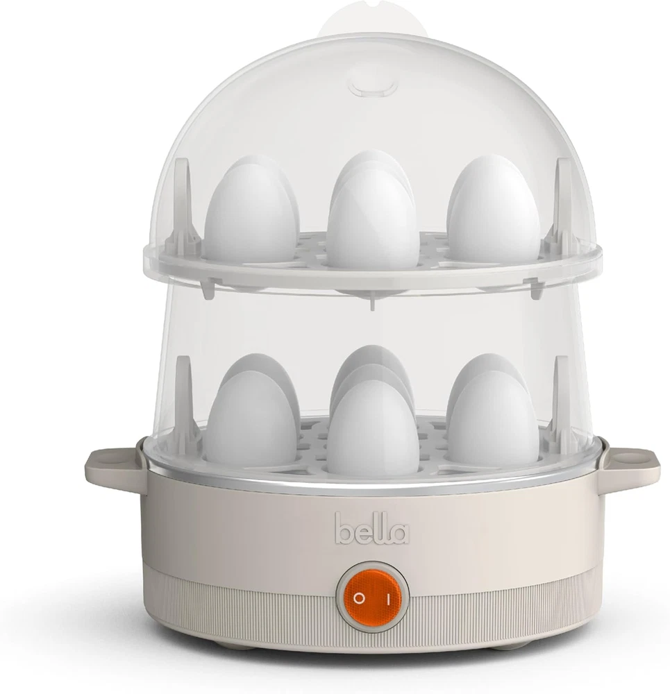 14-Cup Electric Egg Cooker with Double Stack Tray for Poached & Scrambled Eggs 14-Cup Electric Egg Cooker with Double Stack Tray for Poached & Scrambled Eggs