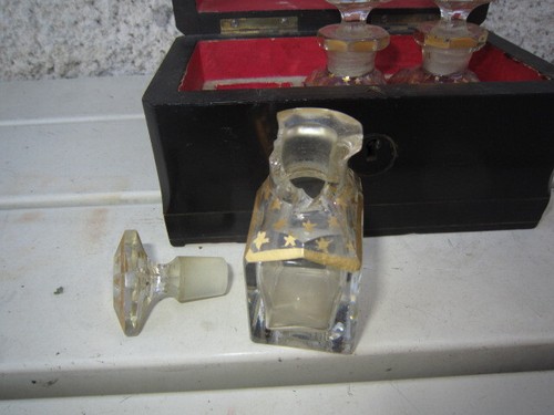 Napoleon III Travel Liqueur Box Set / Perfume Bottle - Picture 7 of 17
