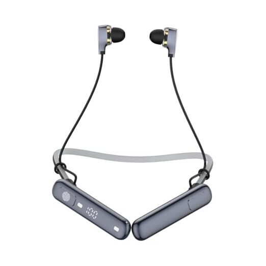 Around the neck headphones，V5.3 with dual microphone call noise cancellation,