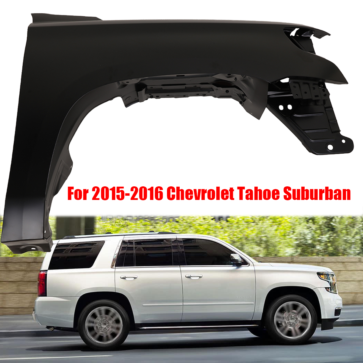 Full Fender and Mirror Kit | CHEVROLET SUBURBAN LTZ 2017 Full Fender and Mirror Kit | CHEVROLET SUBURBAN LTZ 2017