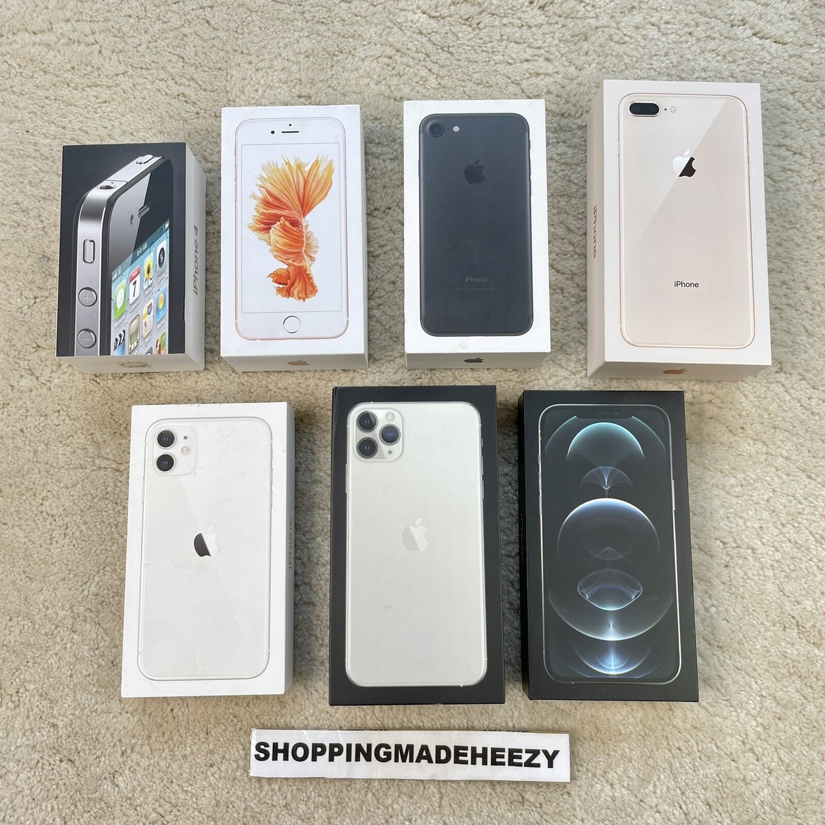 Packaging Iphone 12 In Box Items X7] APPLE IPHONE BOX COLLECTION