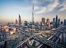 DUBAI UAE SKYLINE GLOSSY POSTER PICTURE PHOTO BANNER arab burj khalifa view 3577