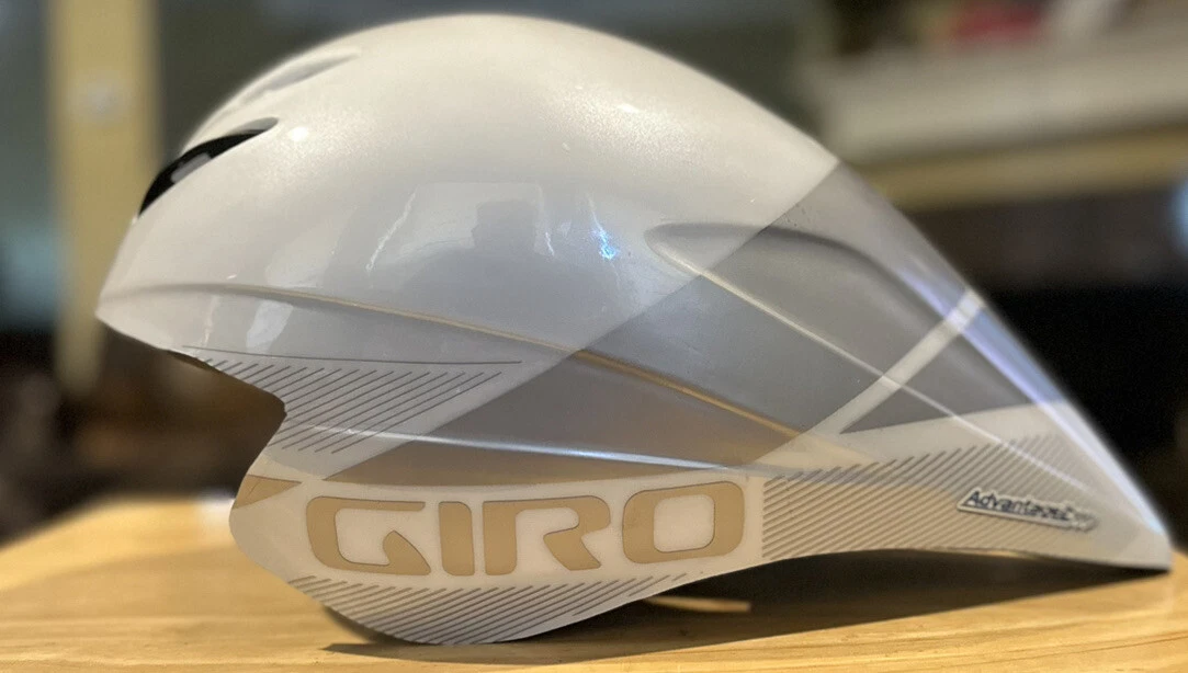 Giro Advantage 2 Helmet Aerodynamic Small Silver White 51 55cm eBay