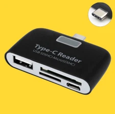 2pcs Type C card reader USB hub OTG digital product SD / TF combo multi in one