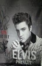 Elvis Presley Up Close 83th Tribute 40" x 60" Throw Blanket Soft Fleece New