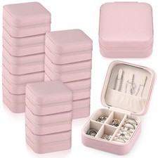 12 Pcs Mini Travel Jewelry Case Bridesmaid Proposal Gift Boxes Small Jewelry ...