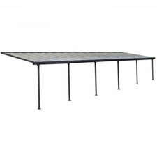 Garden Patio Cover 10ft Palram Canopia Feria Grey