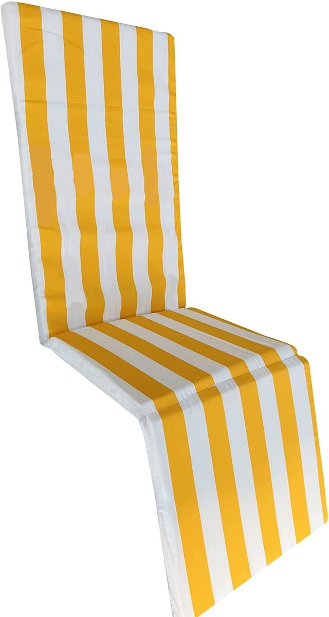 Coussin Chaise Longue Jaune