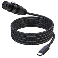 XLR to USB C Cable 6ft Braided Microphone Cable for iPhone  Android