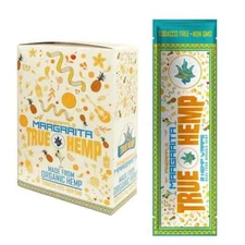 True Hemp PINEAPPLE MARGARITA Herbal Rolling Papers (Box of 25 Packs/2 Per Pack)