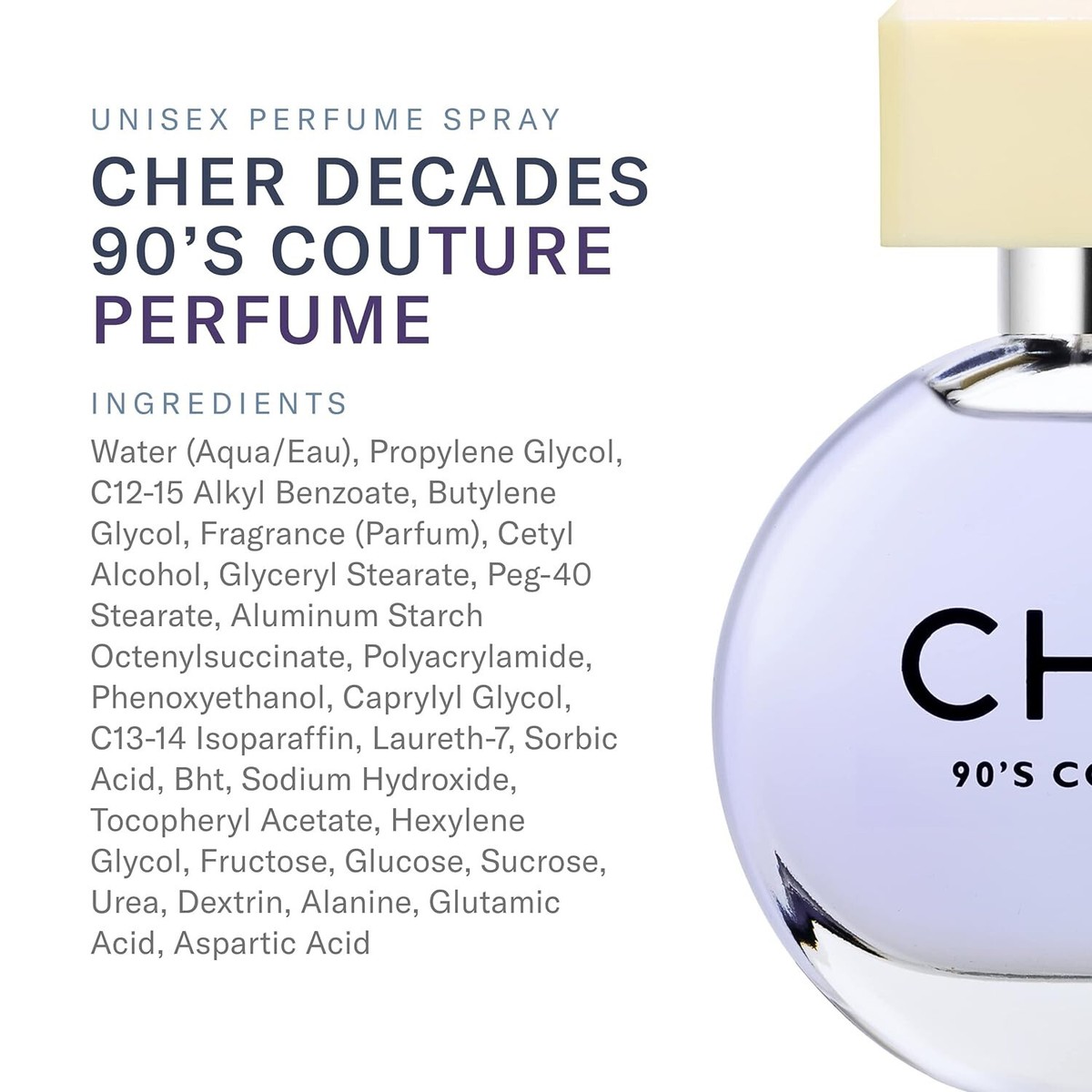 Perfume Reviews Cher's Perfume Eau De Couture SCENT BEAUTY