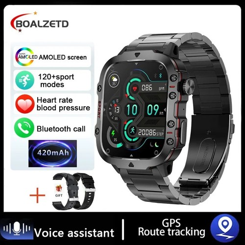 New Xiaomi Military Smart Watch Men IP68 5ATM Sports Health Tracker Bluetooth - Picture 26 of 32