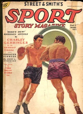 PULP: Sport Story Pulp 5/1936- Boxing cover - Burt Standish G | eBay