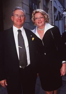 Franz and Margret Willnauer at the opening of the Schleswig Ho- 1997 Old Photo